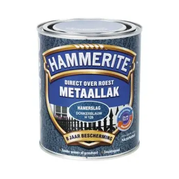 Hammerite hamerslag d.blauw   750ml