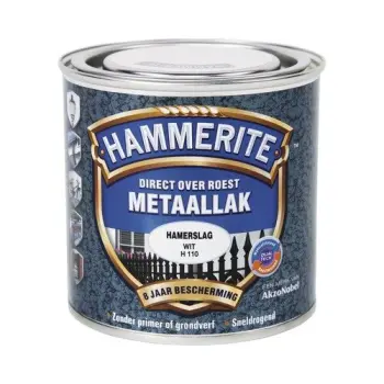 Hammerite hoogglans wit       250ml