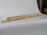 Vloerafwerkspaan hout 120x11cm