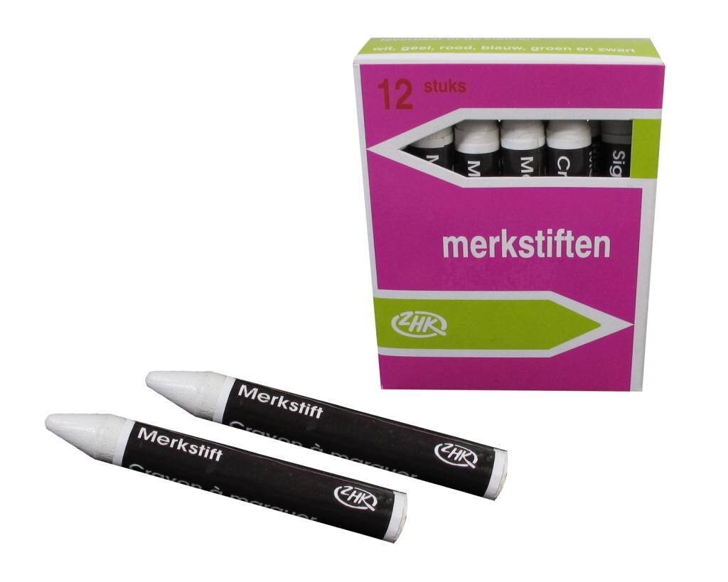 Merkkrijt rond wit (12)
