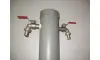Standpijp + 2 beluchterkranen 150cm