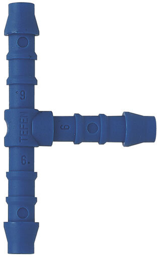 Tefen t-slangpilaar kunststof 19mm
