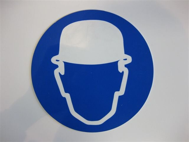 Bord pvc helm verplicht 235mm