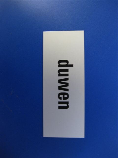 Symbool duwen                130x50