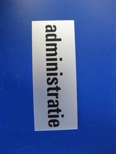 Symbool administratie        130x50