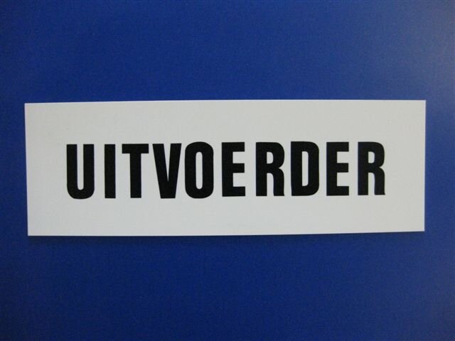 Bord pvc                 uitvoerder