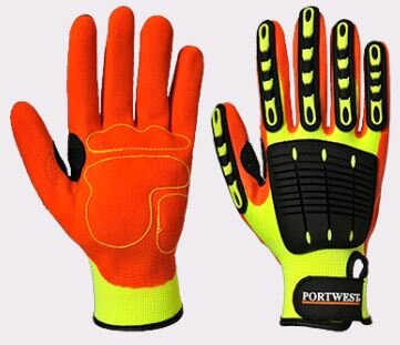 Portwest handschoen oranje/geel S