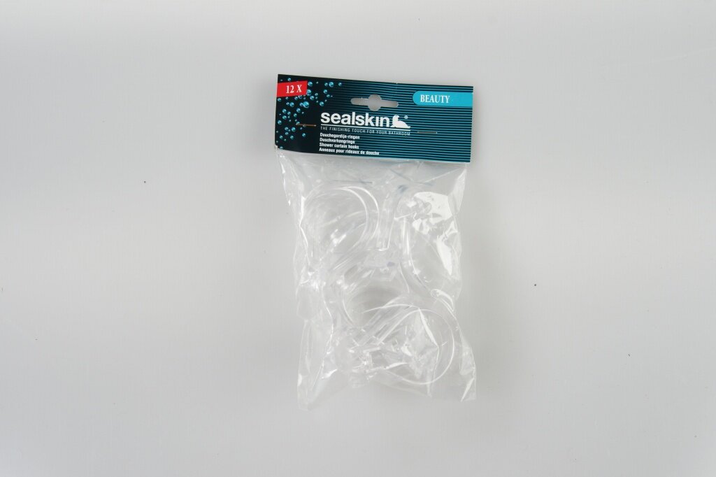 Sealskin Clips Douchegordijnringen (12 stuks)