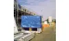 Hekwerkdekkleed blauw    1.76x3.41m