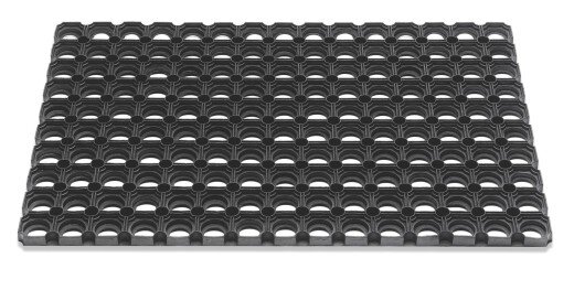 Ringmat rubber open 22mm   80x120cm