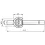 Mauer vitrine slot (glas) 28x110mm