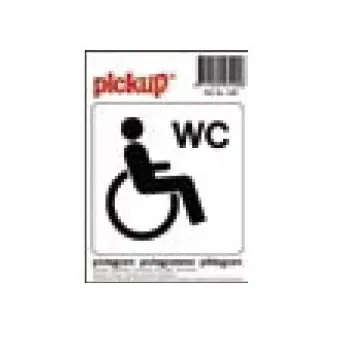 Pickup pictogram gehand.toilet