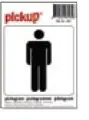 Pickup pictogram heren