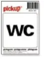 Pickup pictogram wc