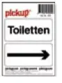 Pickup pictogram toiletten