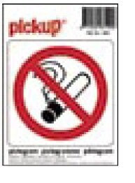 Pickup pictogram verb.te roken