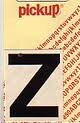 Pickup letter z zwart          40mm
