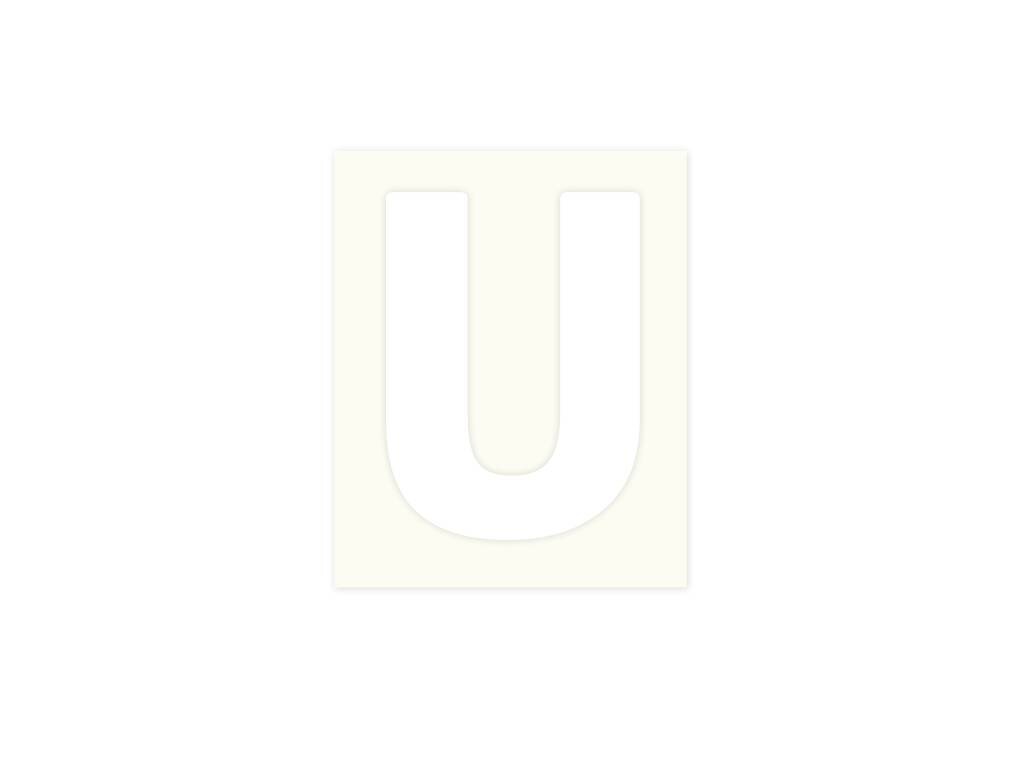 Pickup letter t wit            80mm