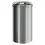Vlamdovende papierbak RVS, zwart  50 ltr
