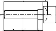 Slotbout z-moer rvs            8x90