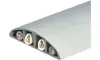 Vloergoot grijs 17x75mm        2mtr