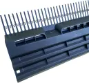 Kombi-dakvoet 2.0-65 kam 160 mm/100 cm zwart