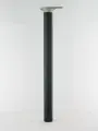 Buispoot rond 60mm zwart      710mm