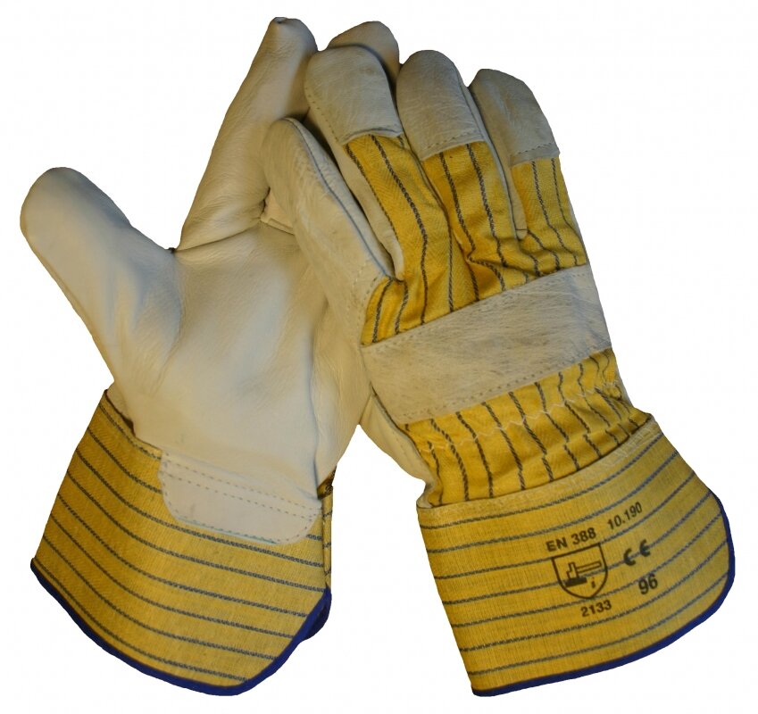 Handschoen boxleder dubbele kap