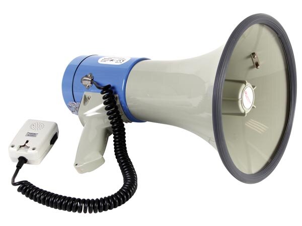 Megafoon maximaal 500 mtr 25w