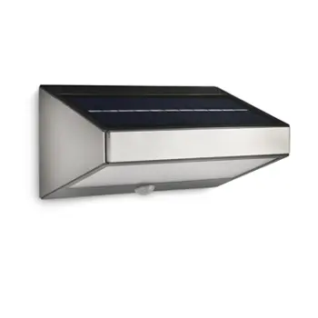 Philips mygarden led wandlamp rvs