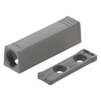 Blum tip-on adapterplaat grijs