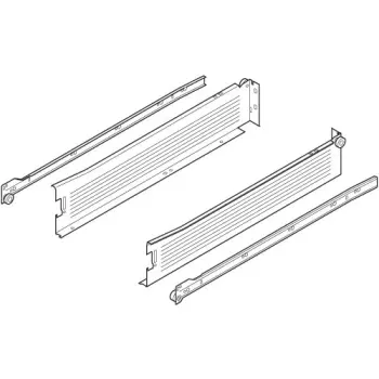 Blum staalbox ladegeleider    500mm