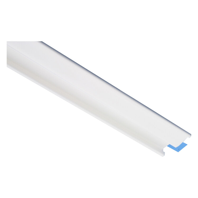 Leidinglijst wit 10x10mm       2mtr