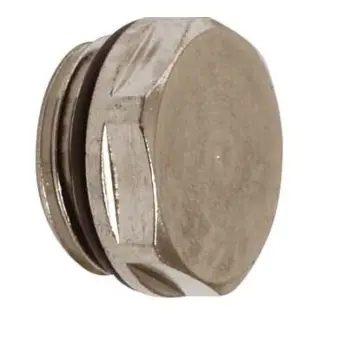 Radiatorplug blind nikkel       1/2