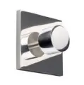Ev wandhaak hook glimmend aluminium