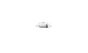 Binzel gasmondstuk cylindrisch 17mm
