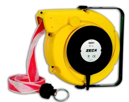 Zeca afzetlint in haspel 16m