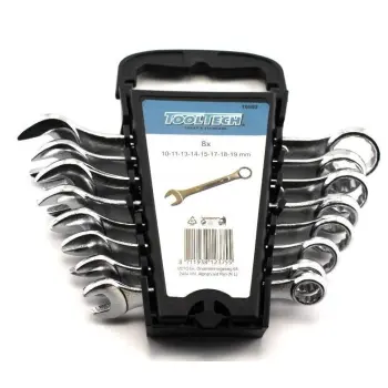 Ring-steeksleutelset 8-dlg 10-19mm