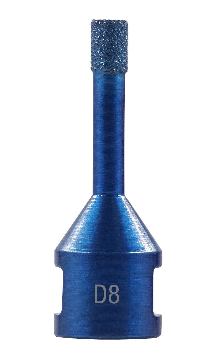Vaccum wax droogboor 8mm - m14