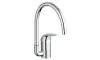 Grohe keukenkraan Euroeco 1-gats m.hoge uitl