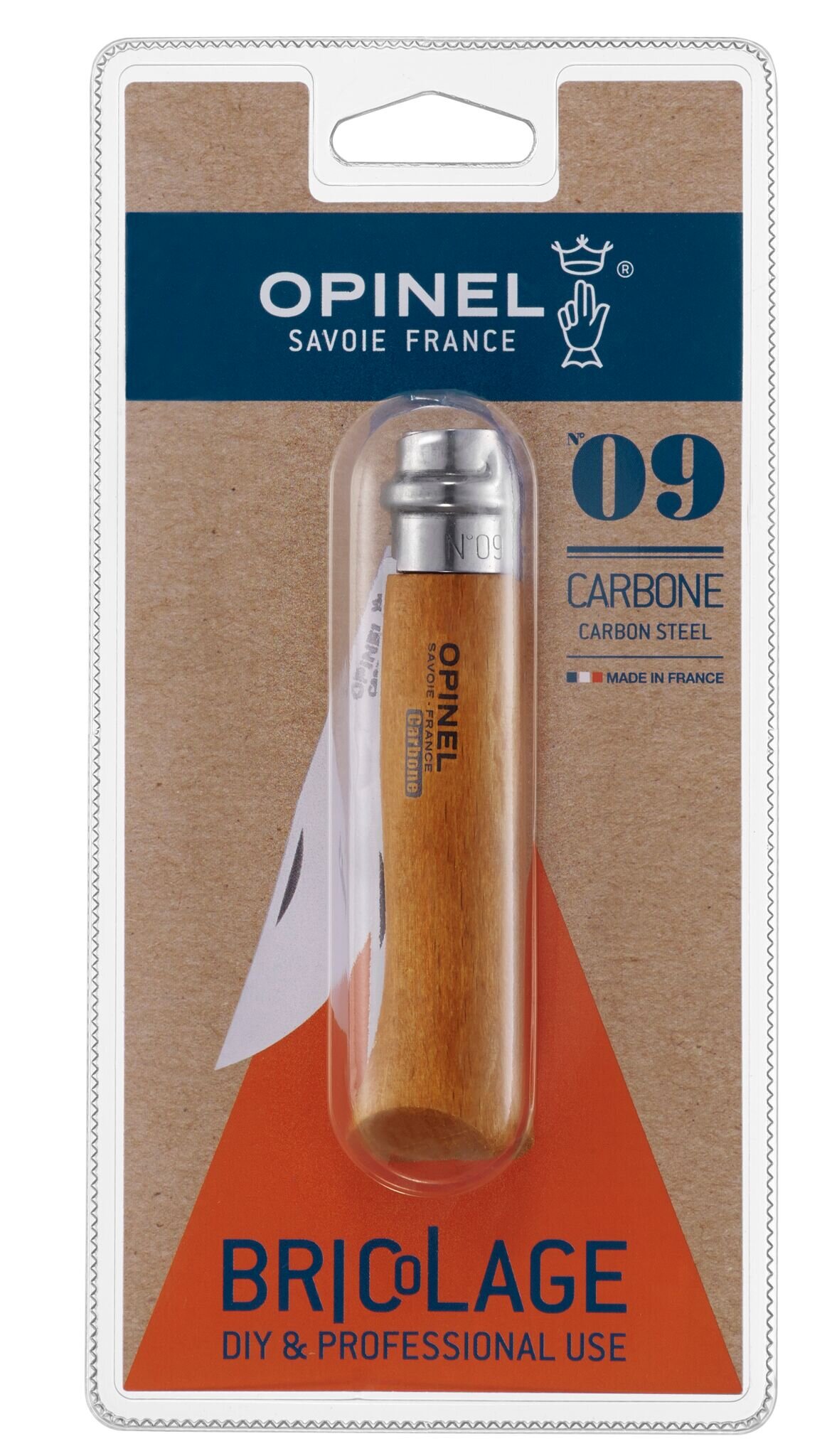 Zakmes nr.09 Carbon,Opinel Classic