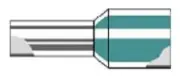 Weidmüller adereindhuls blauw 0.25mm² (500)