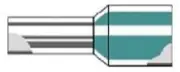 Weidmüller adereindhuls grijs 0.75mm² (100)