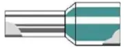 Weidmüller adereindhuls zwart 1,5mm²  (100)