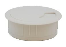 OCS A kabeldoorvoering voor meubel wit 60mm