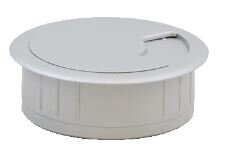 OCS A kabeldoorvoering voor meubel grijs 60mm