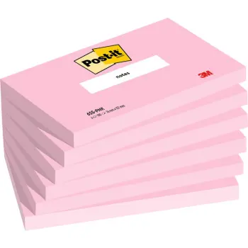 Memoblok 3M Post-it 655 76X127mm roze (6)
