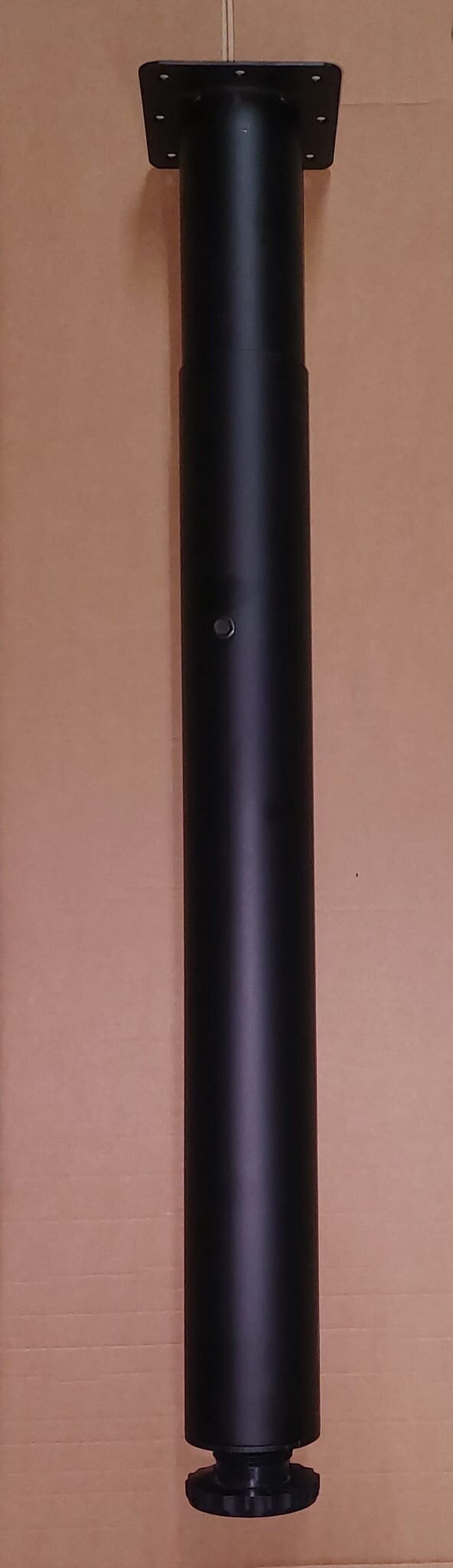 Buispoot zwart verstelbaar  66-85cm