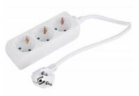 Q-Link tafelcontactdoos 3v ra wit 5 meter