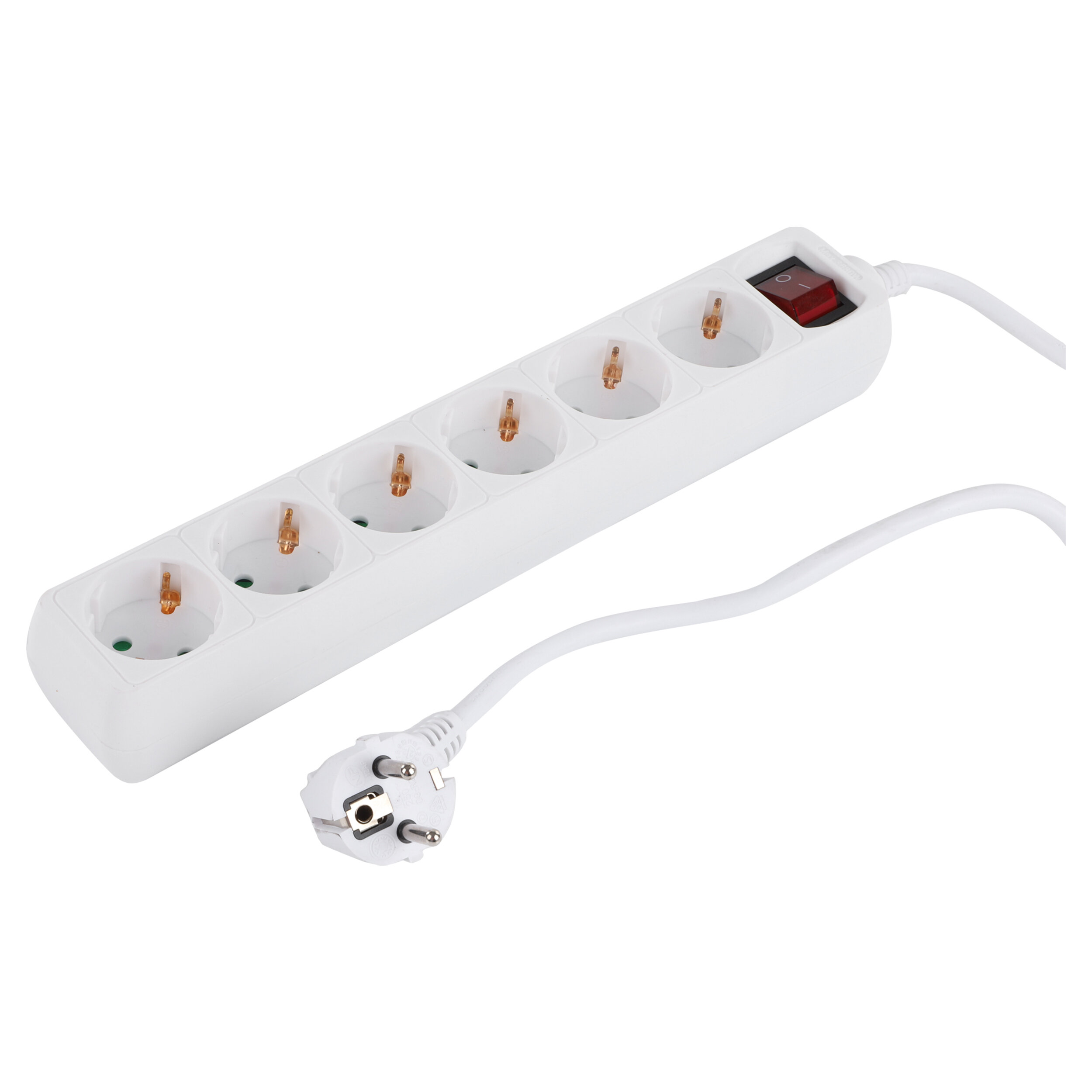 Q-Link tafelcontactdoos 6v ra wit 5 meter